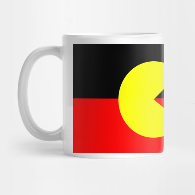 Australian Aboriginal flag by Wickedcartoons
